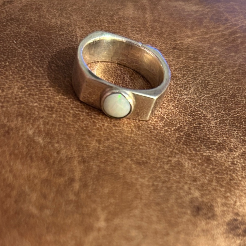 Silver Opal Ring - image 1